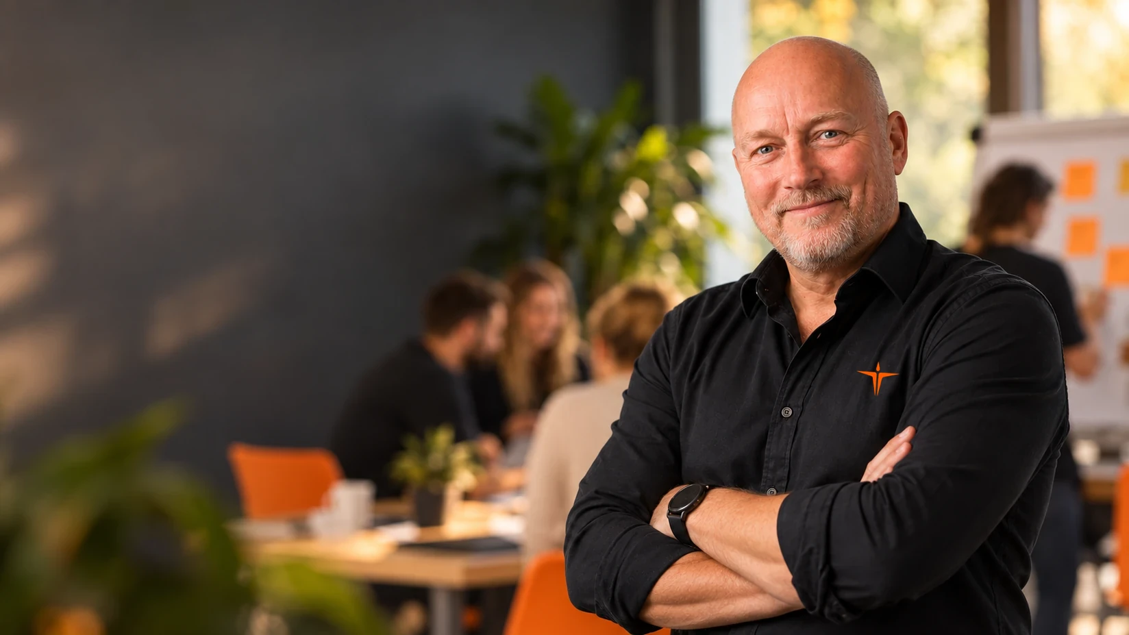 Søren Ellegaard i et arbejdsmiljø